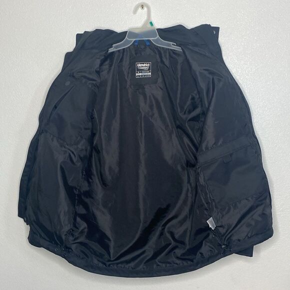 HENDRICK Collection Men’s Fully Lined Black Hooded Jacket Size M - Picture 7 of 11